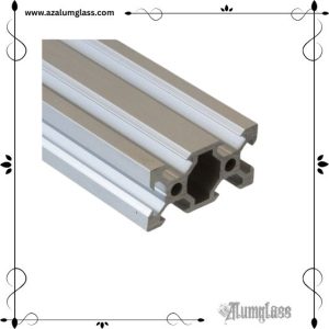 تصویر پروفیل شیاردار 20 در 40 (V-Slot) اصل مناسب سازه‌های صنعتی و CNC با کیفیت اصل تولید آلوم گلس
